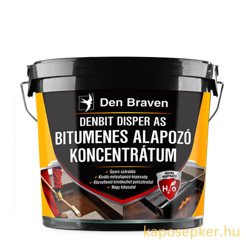 Vízszigetelő Den Braven bitumenes alapozó DenBit Disper AS